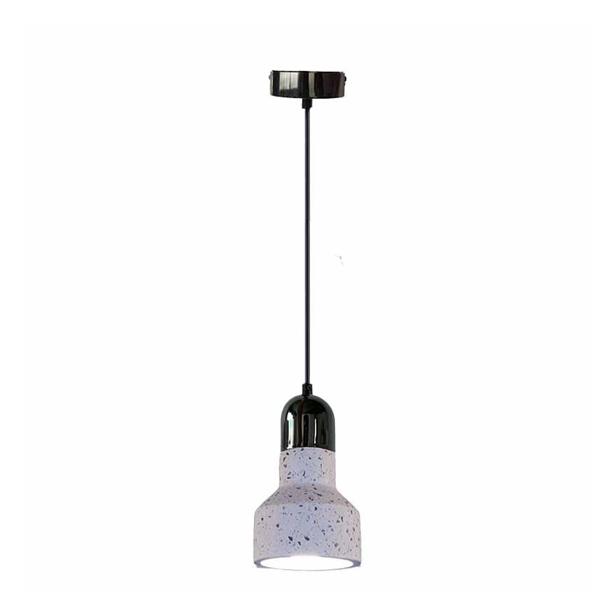 Luster na sajli TERRAZZO 1xE27/60W/230V pr. 12 cm krem