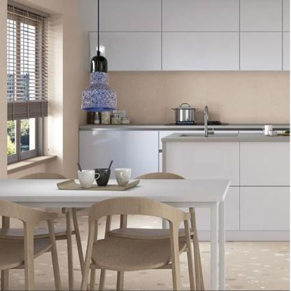 Luster na sajli TERRAZZO 1xE27/60W/230V pr. 12 cm siva