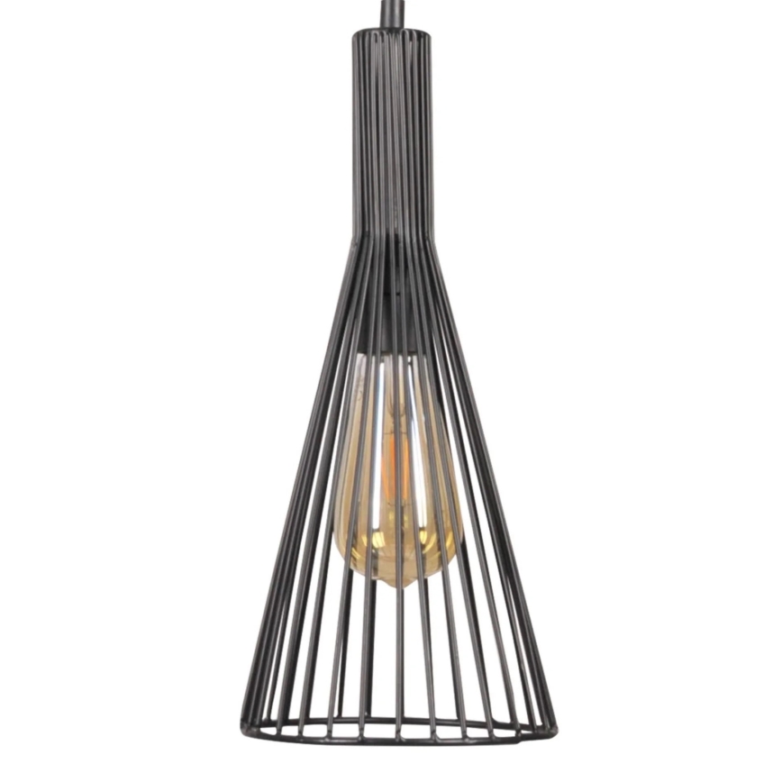 Luster na sajli TIANA 3xE27/20W/230V crna