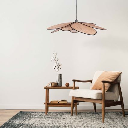 Luster na sajli TOBAGO 1xE27/20W/230V pr. 100 cm bež