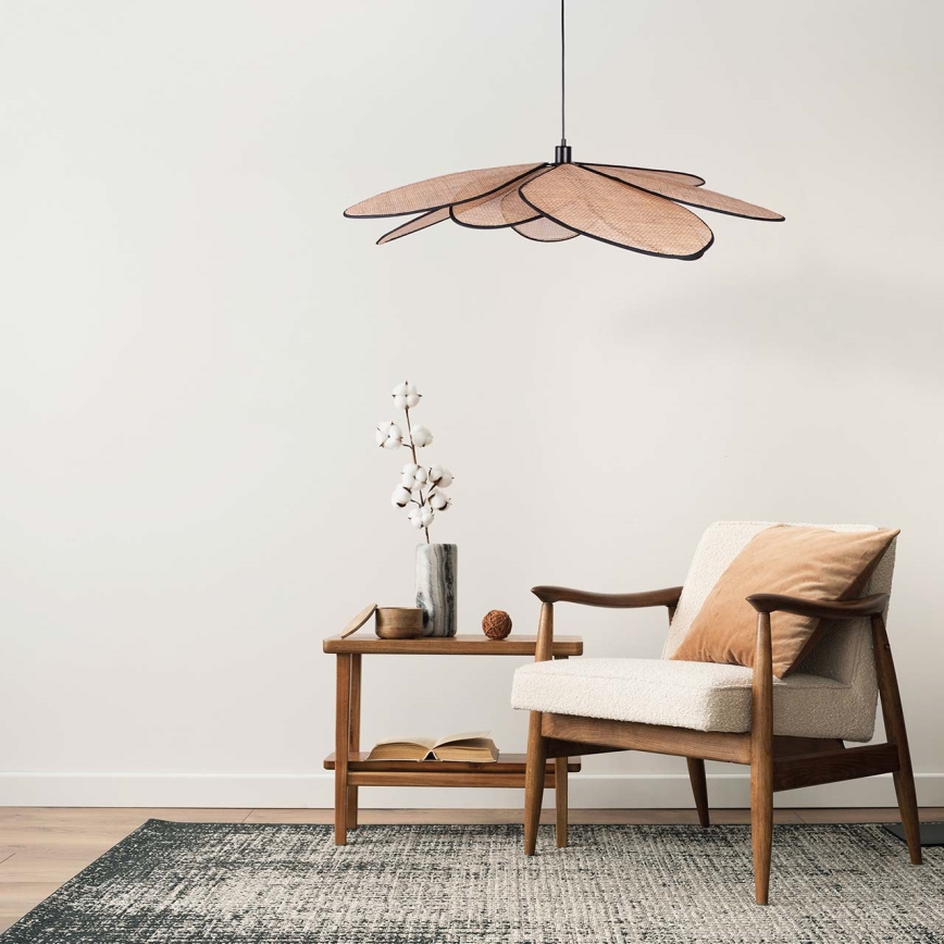 Luster na sajli TOBAGO 1xE27/20W/230V pr. 100 cm bež
