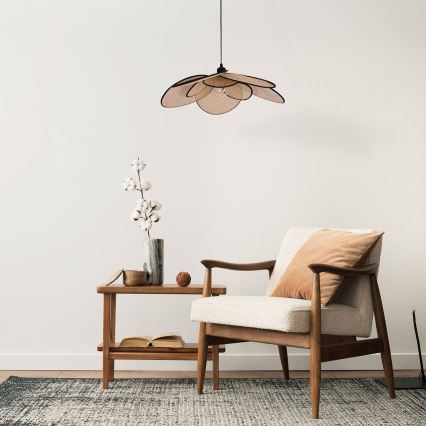 Luster na sajli TOBAGO 1xE27/20W/230V pr. 60 cm bež
