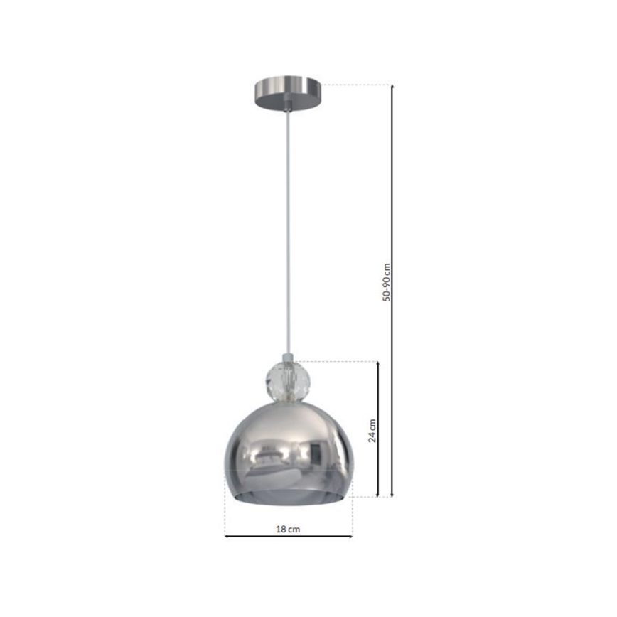 Luster na sajli TOLEDO 1xE27/60W/230V