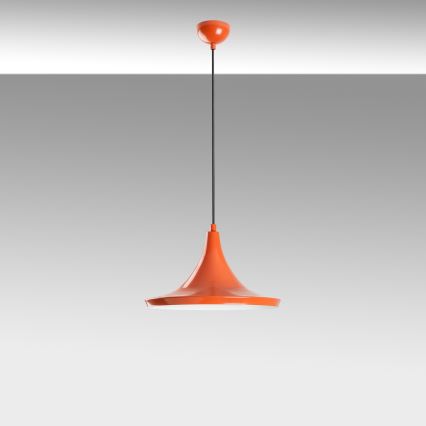 Luster na sajli TOM 1xE27/40W/230V narančasta