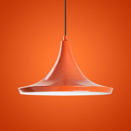 Luster na sajli TOM 1xE27/40W/230V narančasta
