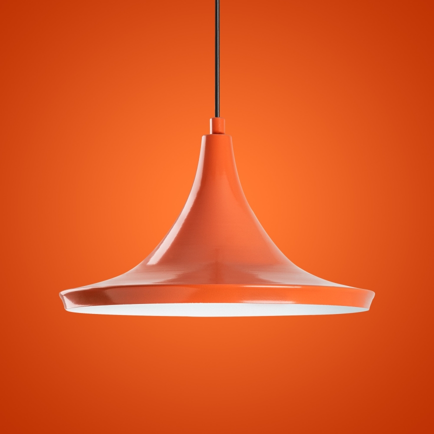Luster na sajli TOM 1xE27/40W/230V narančasta
