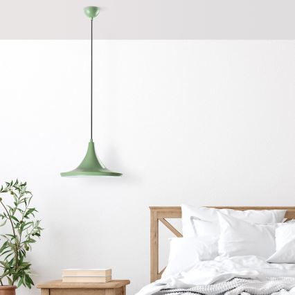 Luster na sajli TOM 1xE27/40W/230V zelena