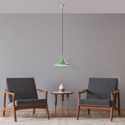 Luster na sajli TOM 1xE27/40W/230V zelena