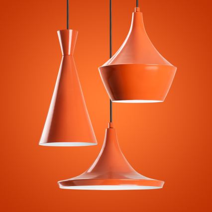 Luster na sajli TOM 3xE27/40W/230V narančasta