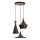 Luster na sajli TOM 3xE27/40W/230V siva