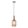 Luster na sajli TOPAZ 1xE27/15W/230V smeđa pr. 13 cm