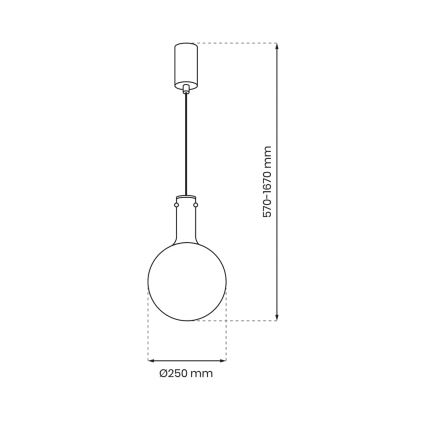 Luster na sajli TORONTO 1xGU10/8W/230V zlatna