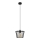 Luster na sajli TORRI 1xE27/15W/230V pr. 23 cm crna