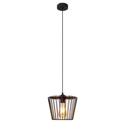 Luster na sajli TORRI 1xE27/15W/230V pr. 23 cm crna