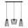 Luster na sajli TORRI 3xE27/15W/230V crna