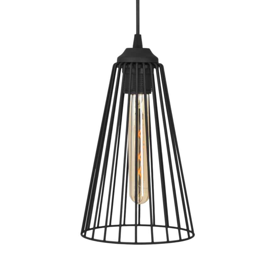 Luster na sajli TORRI 3xE27/15W/230V crna