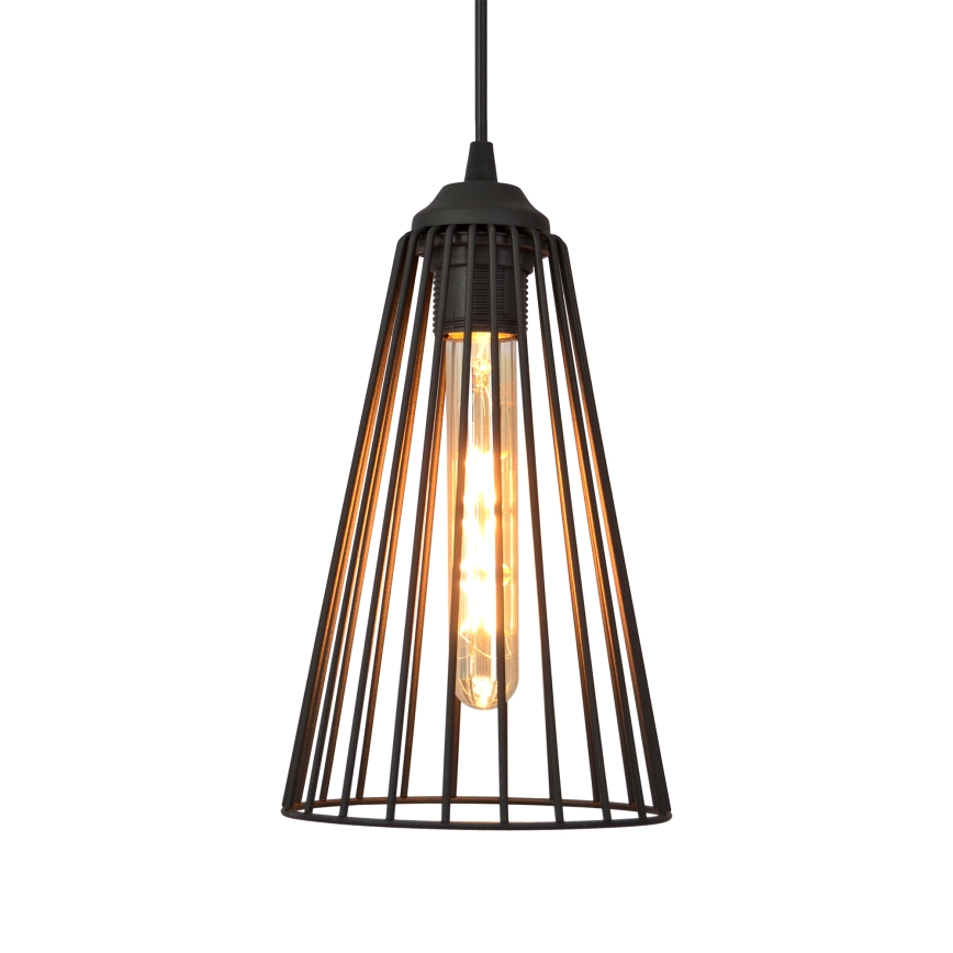 Luster na sajli TORRI 3xE27/15W/230V crna