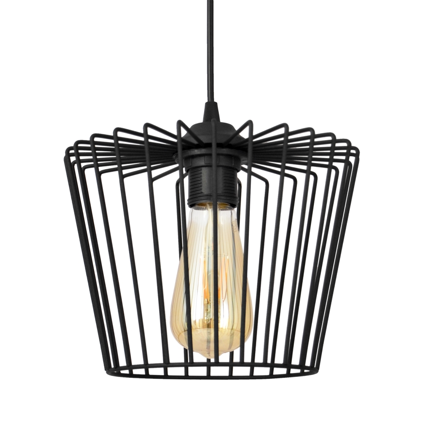 Luster na sajli TORRI 3xE27/15W/230V crna