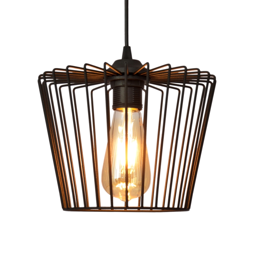 Luster na sajli TORRI 3xE27/15W/230V crna