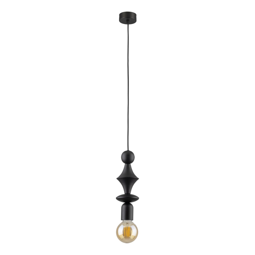 Luster na sajli TOWER 1xE27/15W/230V crna