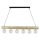 Luster na sajli TRABO 6xE27/60W/230V bor