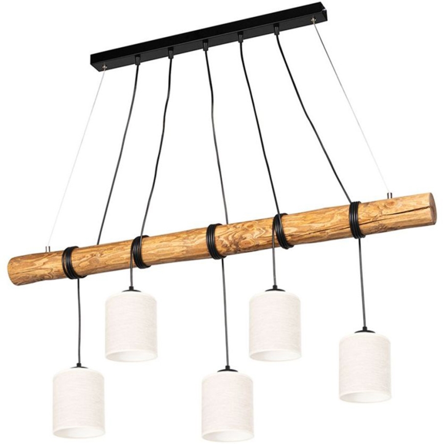 Luster na sajli TRENO 5xE27/25W/230V bor