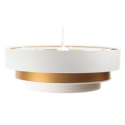 Luster na sajli TRINITI 1xE27/60W/230V bijela/zlatna