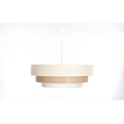 Luster na sajli TRINITI 1xE27/60W/230V promjer 40 cm krem/bež
