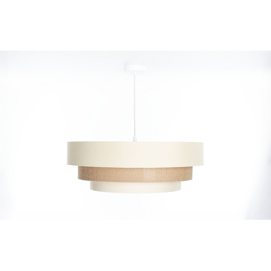 Luster na sajli TRINITI 1xE27/60W/230V promjer 40 cm krem/bež