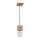 Luster na sajli TRONGO 1xE27/60W/230V hrast