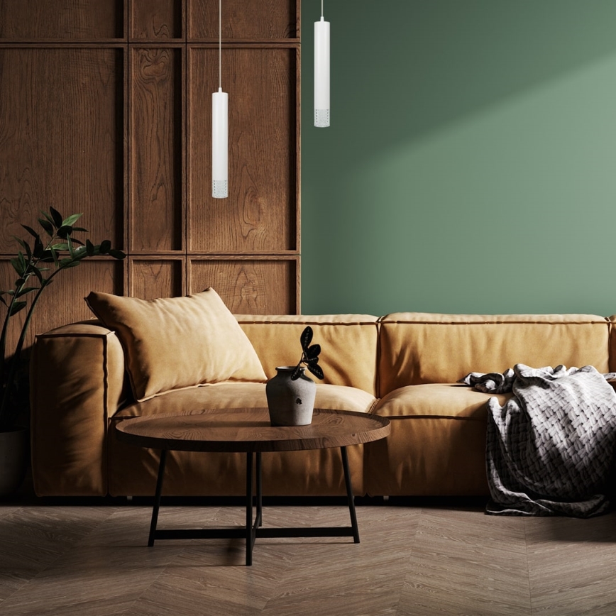 Luster na sajli TUBI 1xGU10/8W/230V bijela