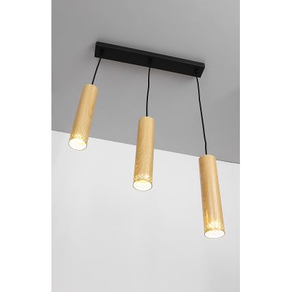 Luster na sajli TUBO 3xGU10/25W/230V