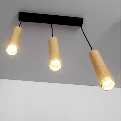 Luster na sajli TUBO 3xGU10/25W/230V