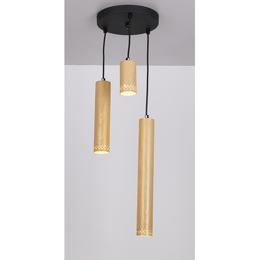 Luster na sajli TUBO 3xGU10/25W/230V
