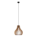Luster na sajli TUCCI 1xE27/60W/230V pr. 29 cm hrast