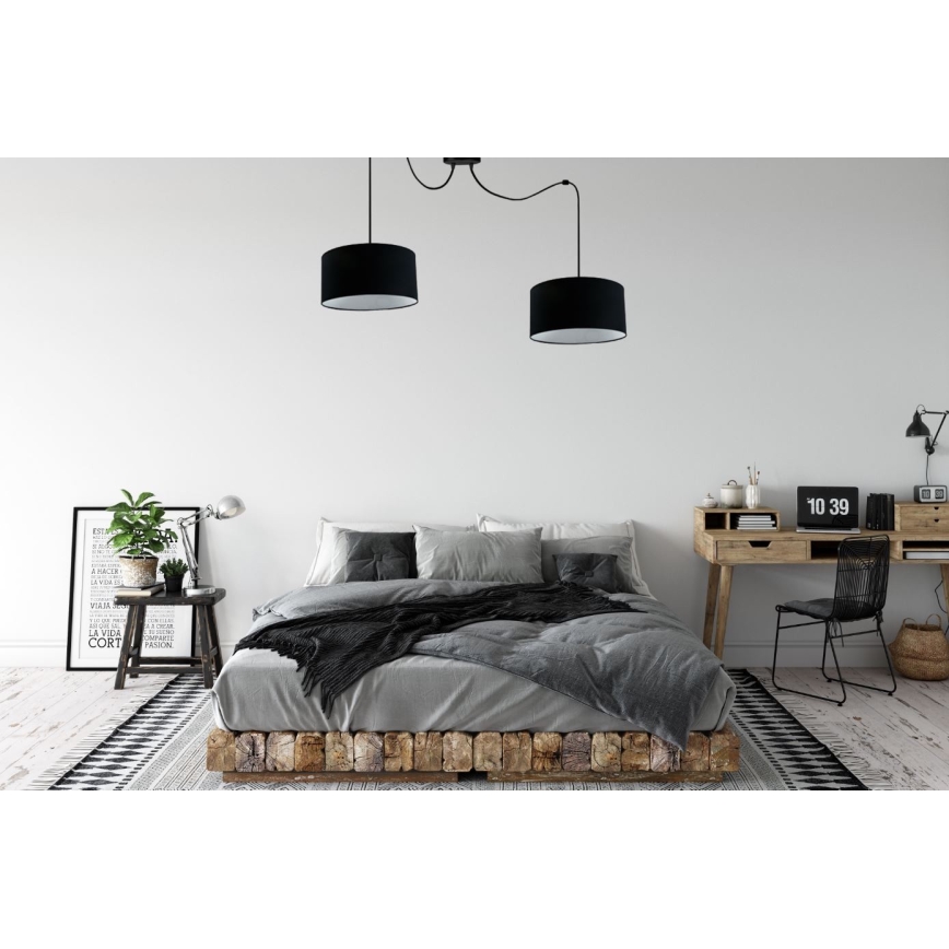 Luster na sajli TUZ 2xE27/60W/230V pauk