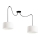 Luster na sajli TUZ 2xE27/60W/230V pauk