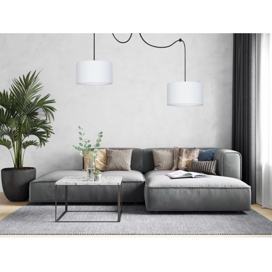 Luster na sajli TUZ 2xE27/60W/230V pauk