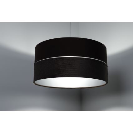Luster na sajli TWIST 1xE27/60W/230V smeđa/srebrna