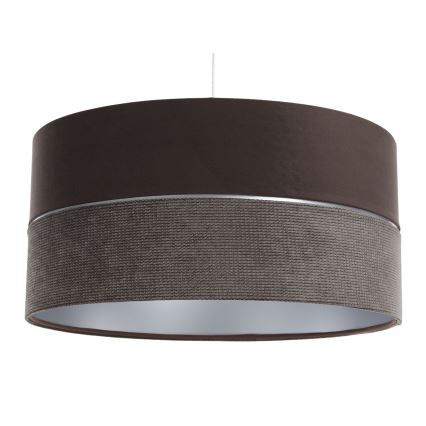 Luster na sajli TWIST 1xE27/60W/230V smeđa/srebrna