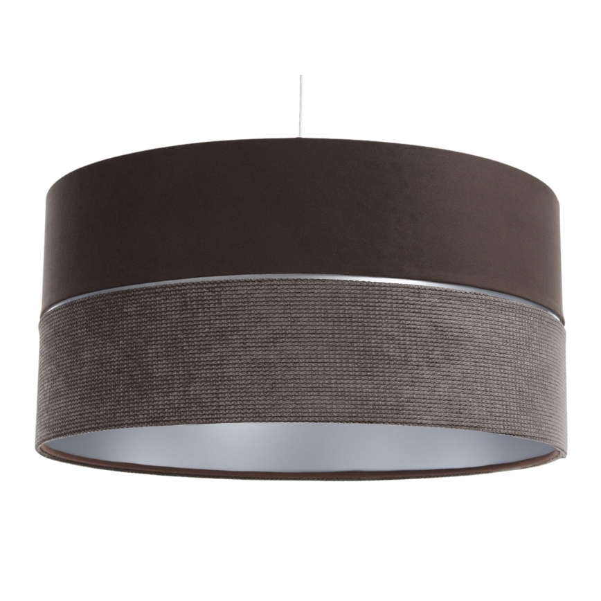 Luster na sajli TWIST 1xE27/60W/230V smeđa/srebrna