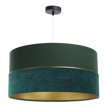 Luster na sajli TWIST 1xE27/60W/230V zelena/zlatna