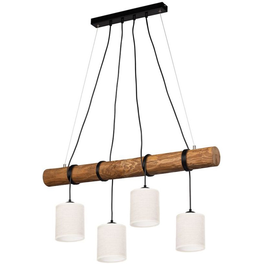 Luster na sajli ULMO 4xE27/25W/230V bor