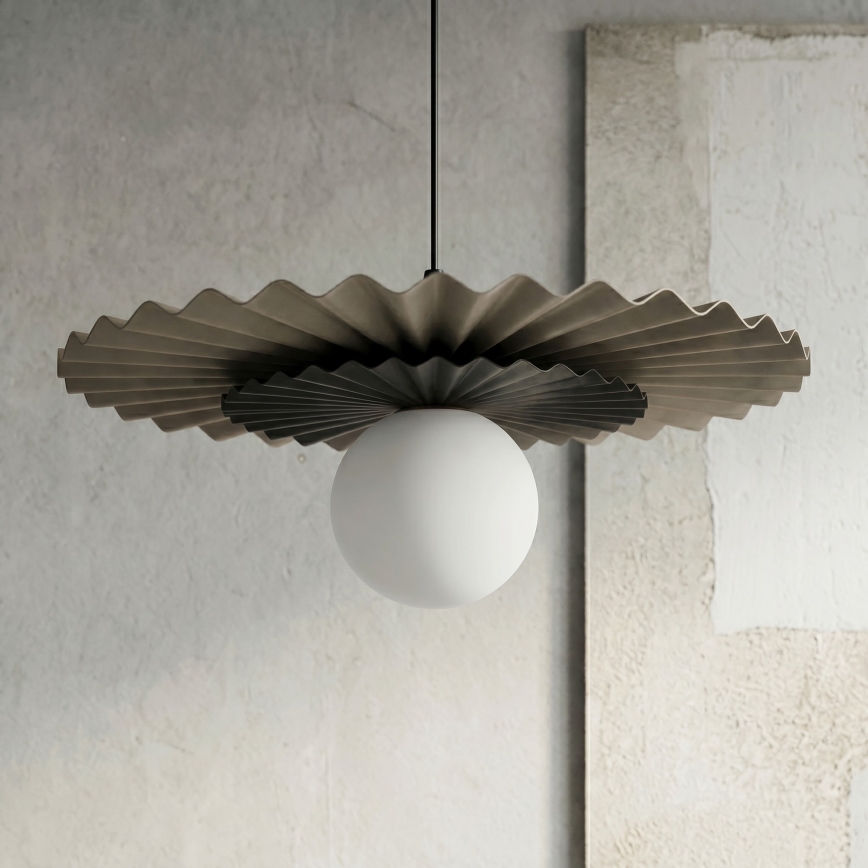 Luster na sajli UMBRA 1xG9/8W/230V crna/bež