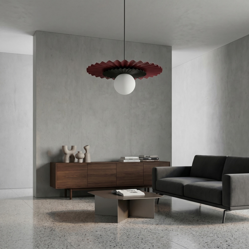 Luster na sajli UMBRA 1xG9/8W/230V crna/crvena