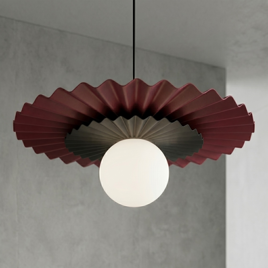 Luster na sajli UMBRA 1xG9/8W/230V crna/crvena