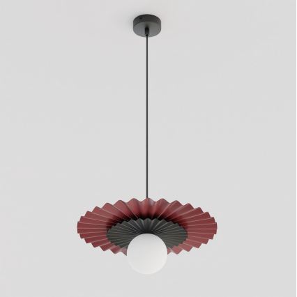 Luster na sajli UMBRA 1xG9/8W/230V crna/crvena