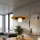 Luster na sajli UMBRA 1xG9/8W/230V crni/narančasti