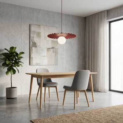 Luster na sajli UMBRA 1xG9/8W/230V crvena
