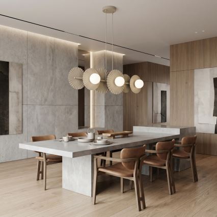 Luster na sajli UMBRA 6xG9/8W/230V bež